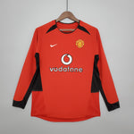 Load image into Gallery viewer, Manchester United Home Jersey 02/03 Retro Long Sleeve