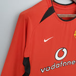 Load image into Gallery viewer, Manchester United Home Jersey 02/03 Retro Long Sleeve