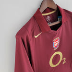 Load image into Gallery viewer, Arsenal Home Jersey 05/06 Retro Long Sleeve