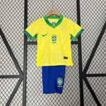 Load image into Gallery viewer, Brazil Home 2024 Kit Kids