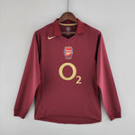 Load image into Gallery viewer, Arsenal Home Jersey 05/06 Retro Long Sleeve