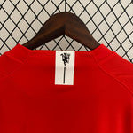 Load image into Gallery viewer, Manchester United Home Jersey 07/08 Retro Long Sleeve