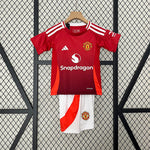 Load image into Gallery viewer, Manchester United Home 24/25 Kit Kids
