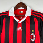 Load image into Gallery viewer, Milan Home Jersey 09/10 Retro Long Sleeve