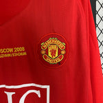 Load image into Gallery viewer, Manchester United Home Jersey 07/08 Retro Long Sleeve