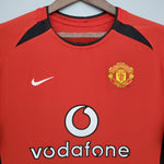 Load image into Gallery viewer, Manchester United Home Jersey 02/03 Retro Long Sleeve
