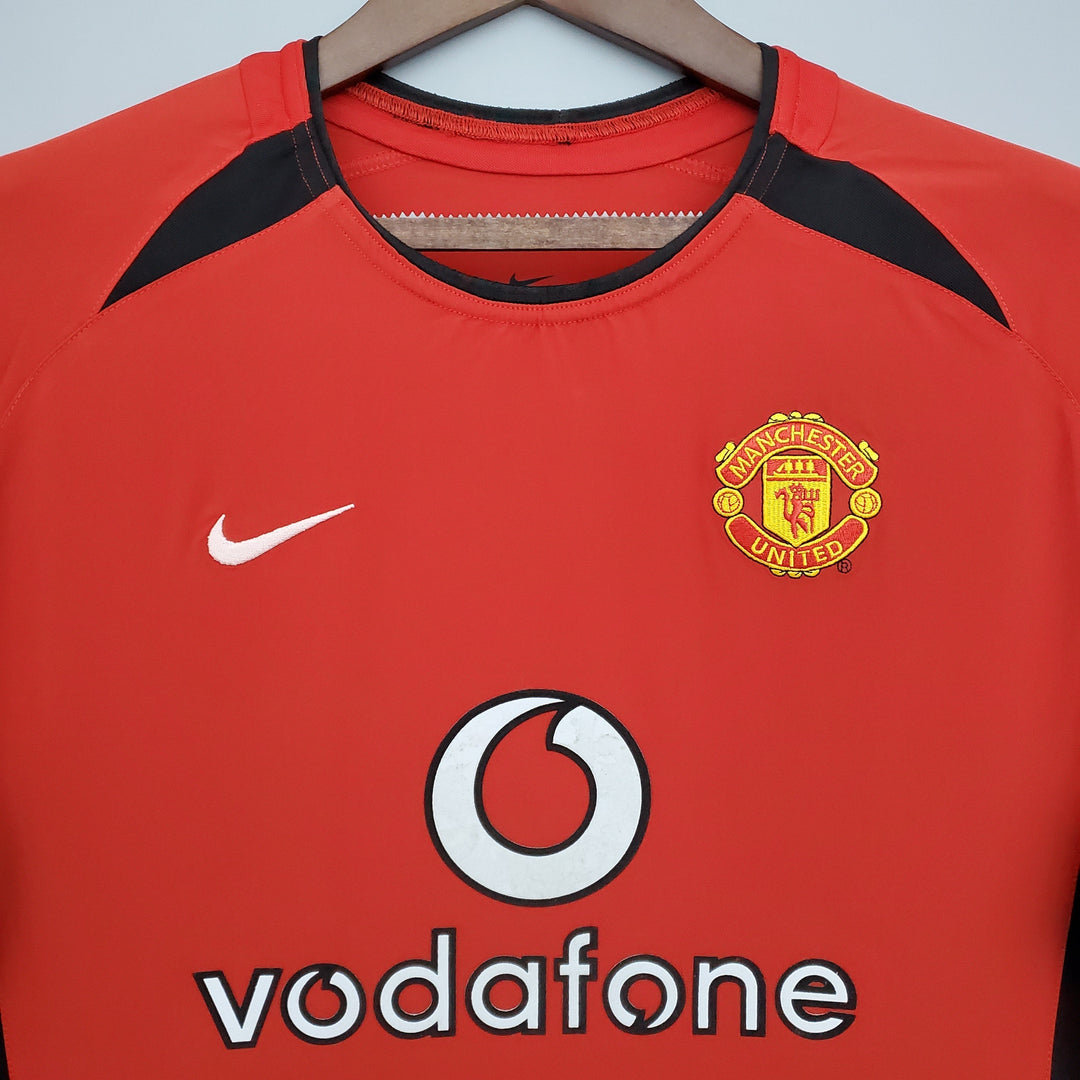 Manchester United Home Jersey 02/03 Retro Long Sleeve