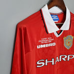 Load image into Gallery viewer, Manchester United Home Jersey 99/00 Retro Long Sleeve
