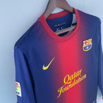Load image into Gallery viewer, Barcelona Home Jersey 12/13 Retro Long Sleeve
