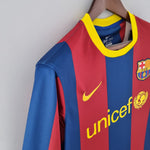 Load image into Gallery viewer, Barcelona Home Jersey 10/11 Retro Long Sleeve
