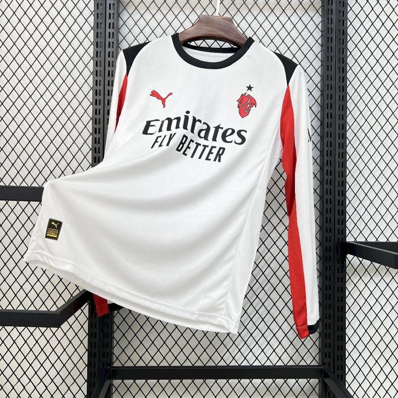 Milan Away Kit 25-26 Long Sleeve