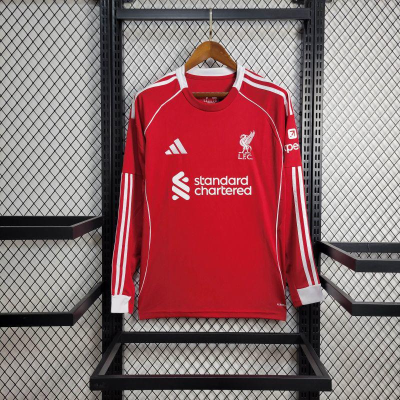 Liverpool Home Kit 25-26 Long Sleeve