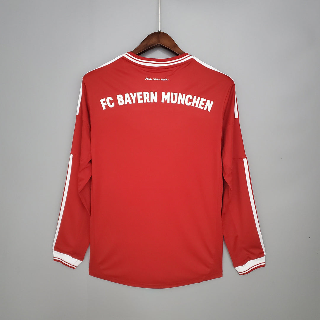 Bayern München Home Jersey 2013 Retro Long Sleeve