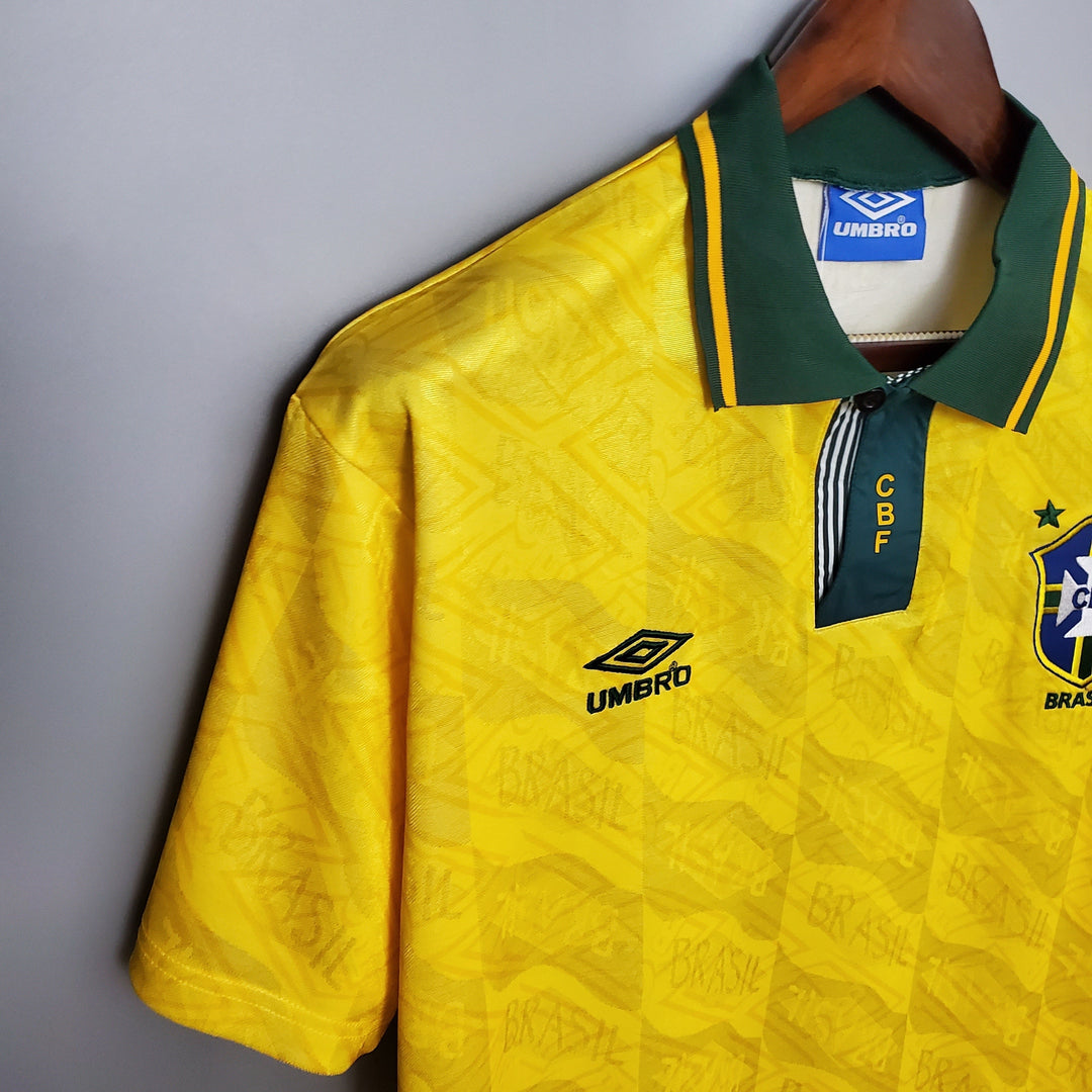 Brazil Home Jersey 91/93 Retro