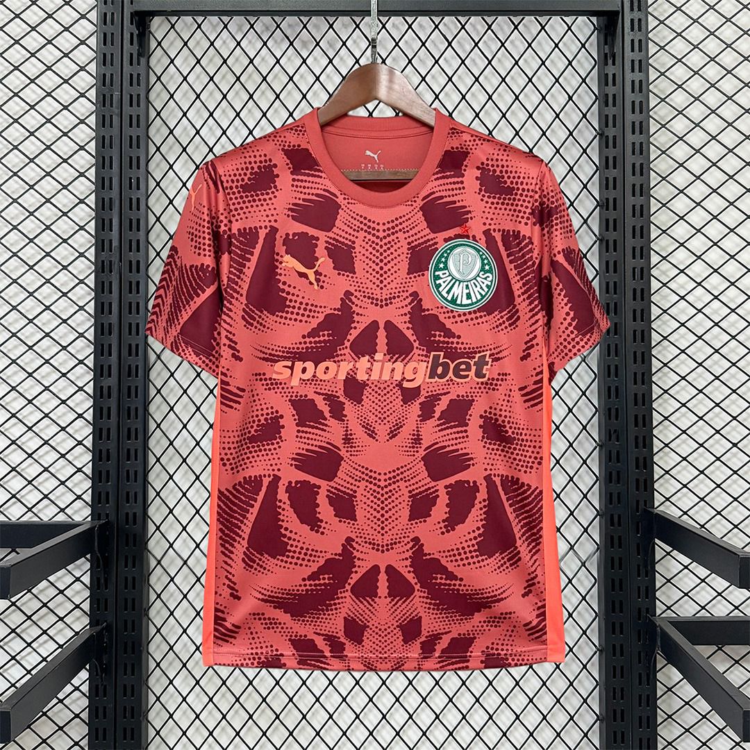 Palmeiras Goalkeeper Kit Red 25-26